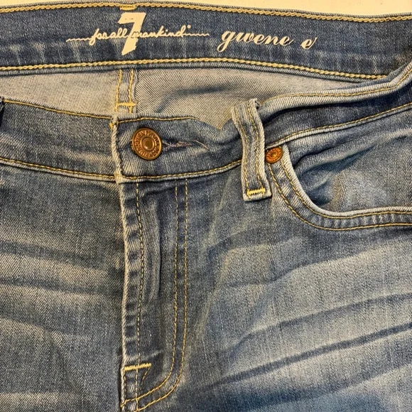 7 For All Mankind Gwenevere Skinny Ankle Jeans - Picture 7 of 14